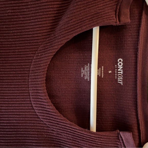 Burgundy Bodycon Top - Picture 2 of 3